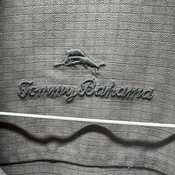 Tommy Bahama Gray Casual Button Down Shirt - Picture 6 of 7